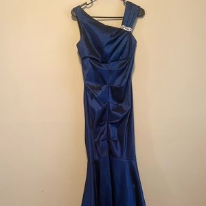 Xscape Navy Mermaid dress